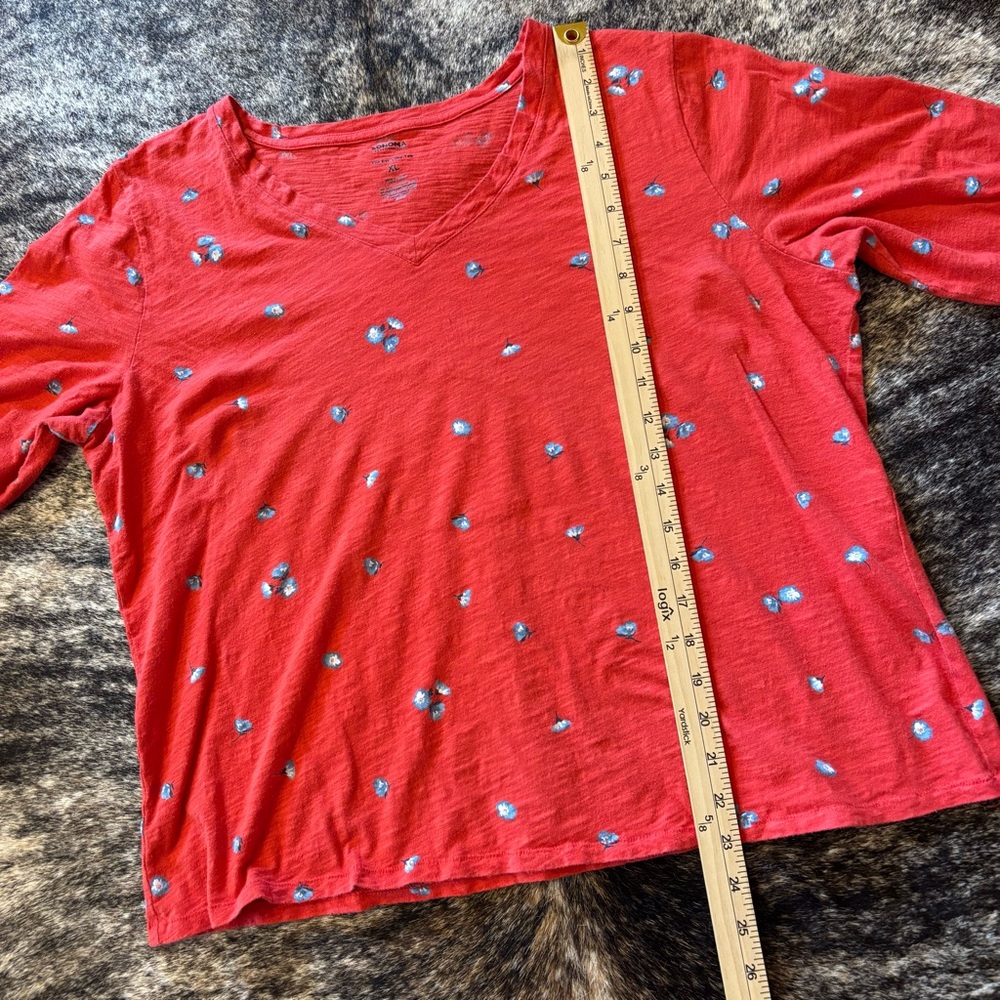 Women’s Sonoma The Everyday Tee, Size XL 100% Cotton - Picture 7 of 8